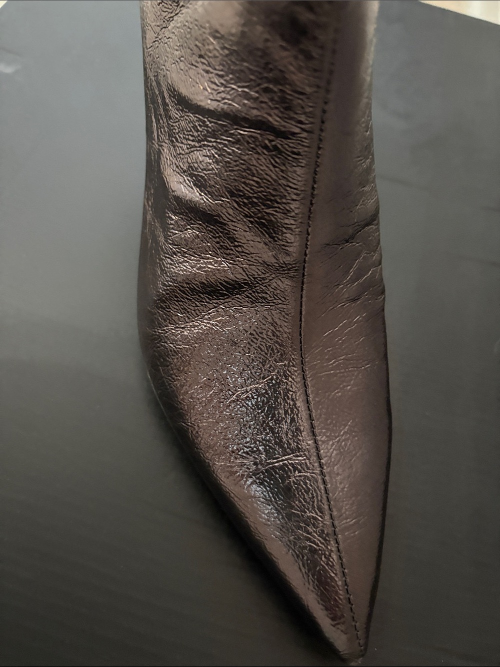 Pointed-Toe Slouch Knee Boot - Picture 9 of 10